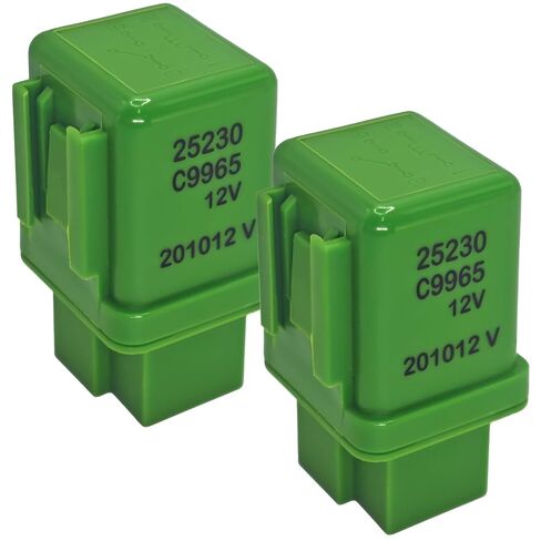 2Pcs 25230-C9965 Relay 12V 30A 4-Pin SPST Automotive Relay - Compatible with Nissan 300ZX 240SX Altima Maxima Sentra Pathfinder Infiniti G20 - Replaces 25230-01Y00 in Kuwait