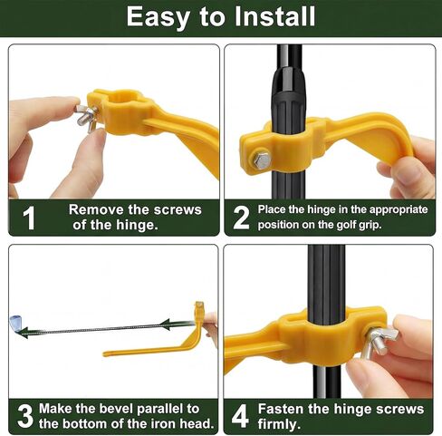 1 Pack Adjustable Golf Swing Trainer, Wrist Aids Hinge Correcting Trainer Accessories, Arm Elbow Tool for Golf Club Practice Beginners Players in Saudi Arabia