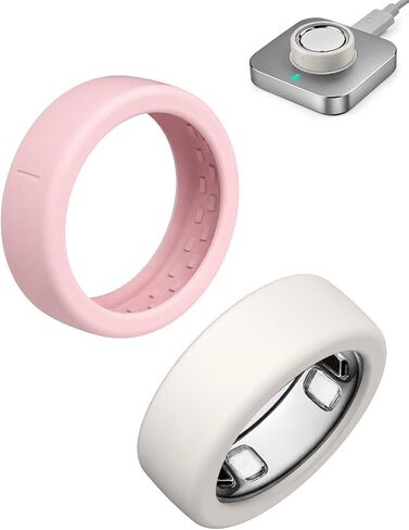 غطاء مكون من قطعتين لحلقتنا Oura Ring Gen 5، ملحقات حلقة ذكية رفيعة للغاية ومضادة للخدش من السيليكون المرن لحلقتنا Oura 5 in Kuwait