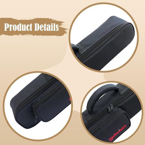 Soprano Saxophone Case with Strap and Handle Portable with Pocket Electric Wind Instrument Bag Carrying Bag Oxford Cloth in Kuwait