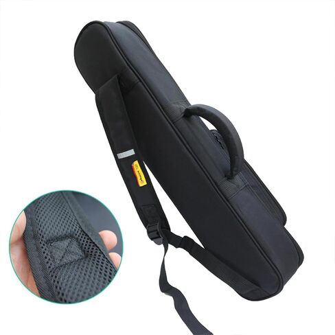Soprano Saxophone Case with Strap and Handle Portable with Pocket Electric Wind Instrument Bag Carrying Bag Oxford Cloth in Kuwait