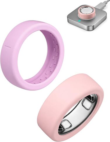 غطاء مكون من قطعتين لحلقتنا Oura Ring Gen 5، ملحقات حلقة ذكية رفيعة للغاية ومضادة للخدش من السيليكون المرن لحلقتنا Oura 5 in Kuwait