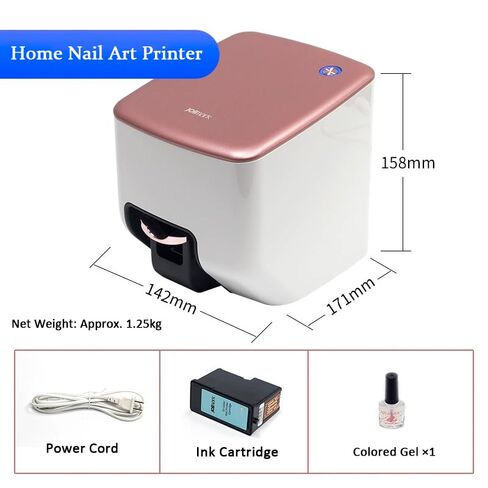 Source factory wholesale, 3D printer portable nail printer, 4800dpi high resolution smart machine, automatic nail recognition, compatible with iOS/, suitable for home and nail salon use in Kuwait