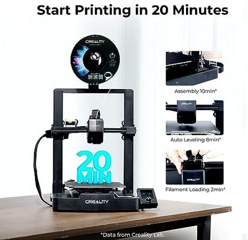 حزمة الطابعة ثلاثية الأبعاد Creality Ender 3 V3 SE PLA، 4 عبوات in Kuwait