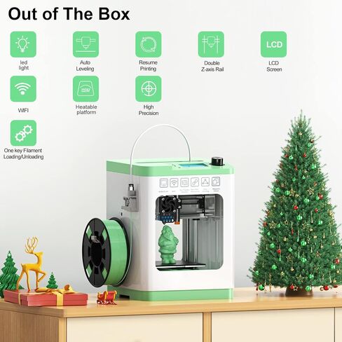 Entina Kids Mini APP Control 3D Printer & 4 Colors PLA Filament Bundle in Kuwait