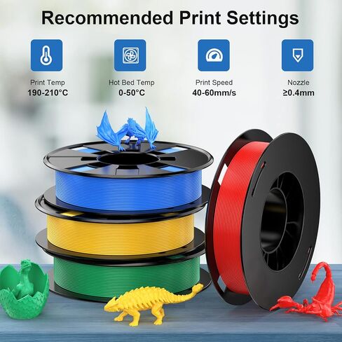 Entina Kids Mini APP Control 3D Printer & 4 Colors PLA Filament Bundle in Kuwait