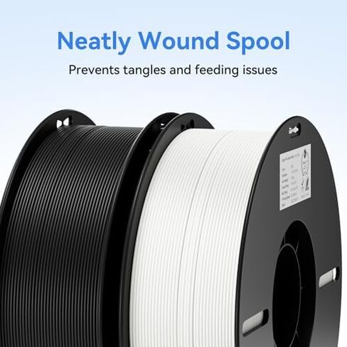 حزمة طابعة Creality Ender 3 V3 SE ثلاثية الأبعاد 2 كجم أبيض وأسود PLA 1.75 ملم in Kuwait