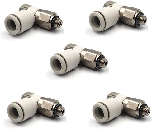 (OEM) وحدة التحكم في السرعة A1supplyPro SMC بلمسة واحدة - M5 × 0.8، أنبوب 6 مم AS1201F-M5-06A (5 عبوات) in Kuwait