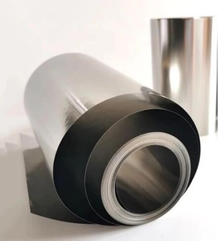 99.9% Pure Nickel Metal Foil Length 1 Meter Width 100Mm Thickness 0.08-0.2Mm Perfect for Battery Manufacturing,0.08×100mm×1000mm in Kuwait