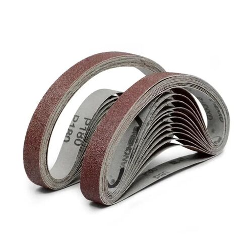 10pcs 15x452mm or 13x457mm Sanding Belt P40-1000 Grit for M14/M10 Sander Polishing Machine Abrasive Bands Wood Metal(Girt600-10pcs,452x15mm) in Saudi Arabia