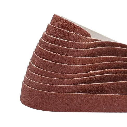520x20mm Sanding Belts P40 - P1000 Abrasive Screen Band for Wood Soft Metal Grinding Polishing 10Pc(80#) in Saudi Arabia
