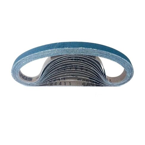 330 * 10mm 520 * 20mm 452 * 15mm 457 * 13mm Sanding Belts P40 - P600 Abrasive Band for Wood Soft Metal Grinding Polishing 10pcs(Girt60-10pcs,452x15mm) in Saudi Arabia