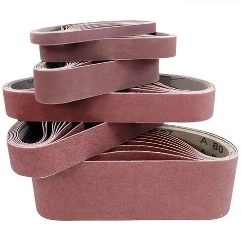 20Pcs/Set 10x330/13x457/15x452/20X520mm Sanding Belts Grit 40-1000 Abrasive Band for Wood Soft Metal Grinding Polishing(80,10X330MM) in Saudi Arabia