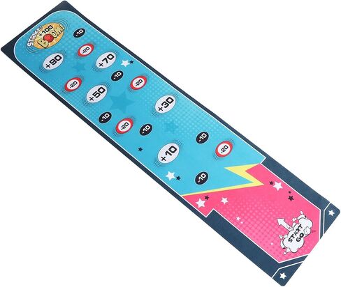 Tabletop Bowling Game Bowling Toy Desktop Set Portable Family Game Mat Indoor Play Strategic Hand Eye Coordination with Anti Slip Plastic Cloth for Kids Teens in Kuwait