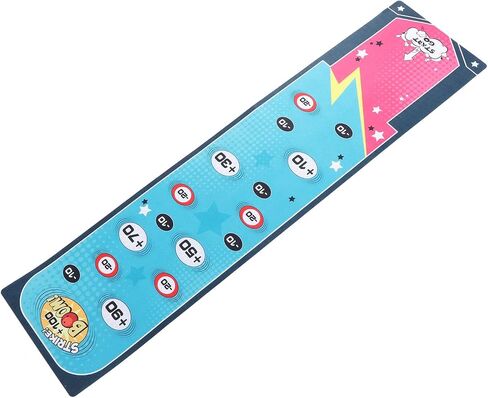 Tabletop Bowling Game Bowling Toy Desktop Set Portable Family Game Mat Indoor Play Strategic Hand Eye Coordination with Anti Slip Plastic Cloth for Kids Teens in Kuwait