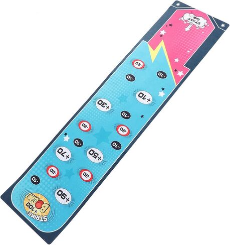 Tabletop Bowling Game Bowling Toy Desktop Set Portable Family Game Mat Indoor Play Strategic Hand Eye Coordination with Anti Slip Plastic Cloth for Kids Teens in Kuwait