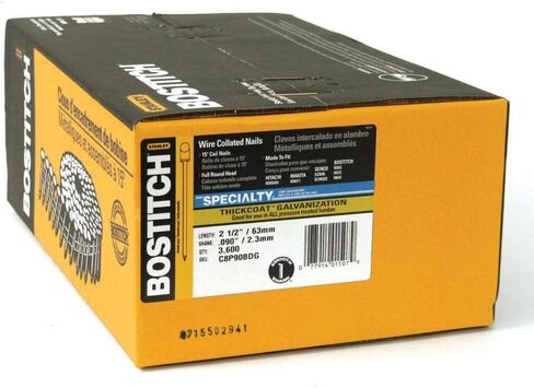 Bostitch 2-1/2 in. X.090 Coil Siding Nail in Kuwait