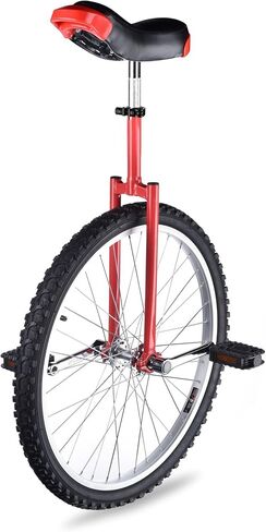 WinSpin 16 "/18" / 20 "/ 24" عجلة الدراجة الهوائية الأحادية العجلة مانعة للتسرب بوتيل عجلة ركوب الدراجات في الهواء الطلق الرياضة اللياقة البدنية ممارسة الصحة الأحمر in Kuwait