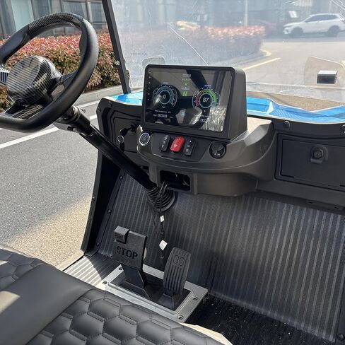 GO UP 2 Seats Cargo Van عربة الغولف الكهربائية (الأزرق) حافلة سياحية in Saudi Arabia