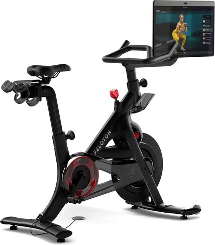 Peloton Exercise Bike+, Certified Refurbished Cross Training Bikes for Home Workouts, HD Swivel Screen, Space-Friendly Exercise Equipment for Cardio Fitness, Yoga & Strength in Kuwait