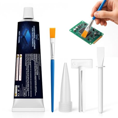 100ml Conformal Coating for Electronics, Potting Compound for Circuitry Provides Sealing, Insulation, Waterproof and Dustproofing Functions to Ensure the Stable Operation of Electronic Components in Kuwait