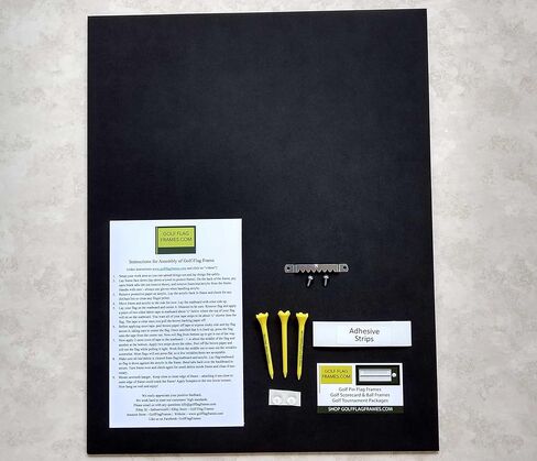علم الجولف الأسود المضغوط وإطار الصور من Masters 20X22، BLK-001، سجادات جديدة للممر الأخضر (حامل عائم؛ مثالي لأعلام الجولف Master's 13x17 والطباعة الأفقية 5X7؛ العلم غير متضمن) تم تحديثه في يوليو 2025 in Kuwait