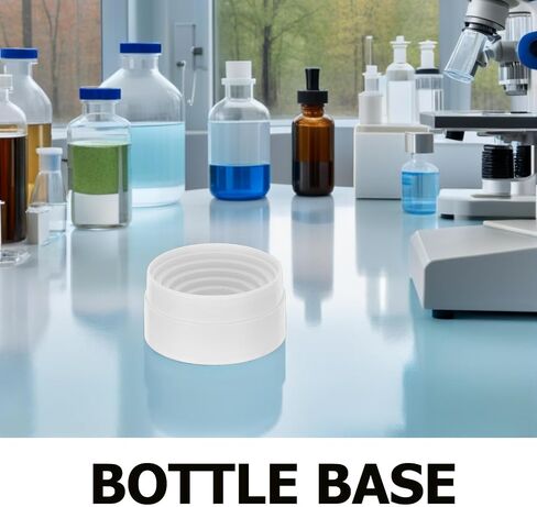 Sturdy Plastic Flask Stand Round Bottom Laboratory Glassware, 50ml to 1000ml Capacity with Widened Concentric Ring Base and Enhanced Stability, for Heating Mantles and Busy in Kuwait