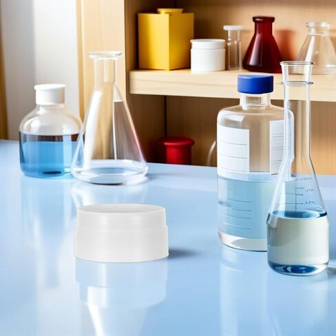 Sturdy Plastic Flask Stand Round Bottom Laboratory Glassware, 50ml to 1000ml Capacity with Widened Concentric Ring Base and Enhanced Stability, for Heating Mantles and Busy in Kuwait
