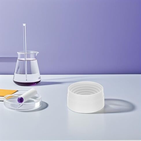 Sturdy Plastic Flask Stand Round Bottom Laboratory Glassware, 50ml to 1000ml Capacity with Widened Concentric Ring Base and Enhanced Stability, for Heating Mantles and Busy in Kuwait