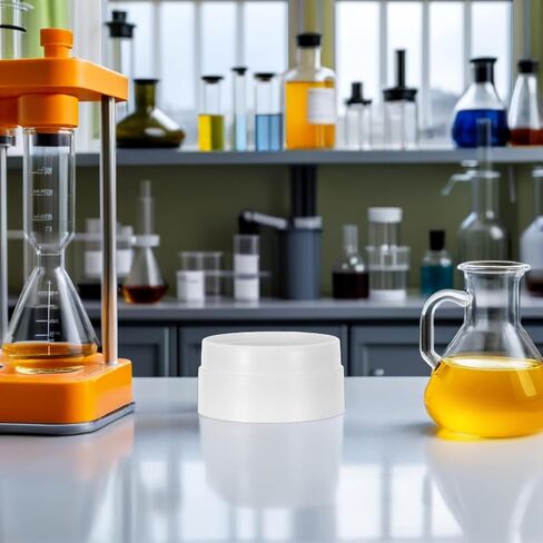 Sturdy Plastic Flask Stand Round Bottom Laboratory Glassware, 50ml to 1000ml Capacity with Widened Concentric Ring Base and Enhanced Stability, for Heating Mantles and Busy in Kuwait