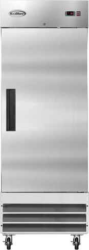 KoolMore 29 in. One Door Commercial Reach-in Refrigerator, 23 cu. ft. ETL Listed in Stainless-Steel (RIR-1D-SS) in Kuwait