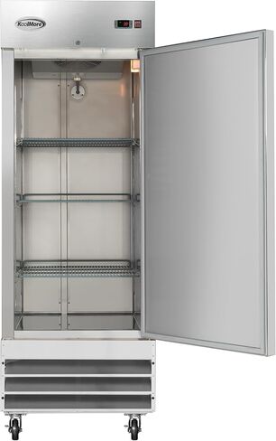 KoolMore 29 in. One Door Commercial Reach-in Refrigerator, 23 cu. ft. ETL Listed in Stainless-Steel (RIR-1D-SS) in Kuwait