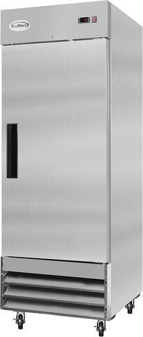 KoolMore 29 in. One Door Commercial Reach-in Refrigerator, 23 cu. ft. ETL Listed in Stainless-Steel (RIR-1D-SS) in Kuwait