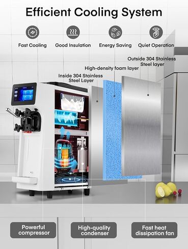 Slushie Machine, Margarita Machine with 5 Presets + Custom Option, Auto-Clean Slushy Machine for Home, No Ice Needed, 12 Hours Freshness, Frozen Drink Maker for Spiked Slushies Frappés and More in Saudi Arabia
