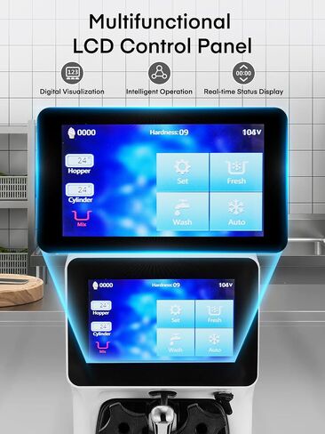Slushie Machine, Margarita Machine with 5 Presets + Custom Option, Auto-Clean Slushy Machine for Home, No Ice Needed, 12 Hours Freshness, Frozen Drink Maker for Spiked Slushies Frappés and More in Saudi Arabia