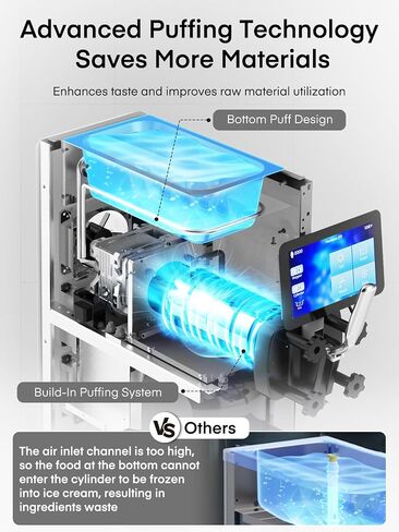 Slushie Machine, Margarita Machine with 5 Presets + Custom Option, Auto-Clean Slushy Machine for Home, No Ice Needed, 12 Hours Freshness, Frozen Drink Maker for Spiked Slushies Frappés and More in Saudi Arabia