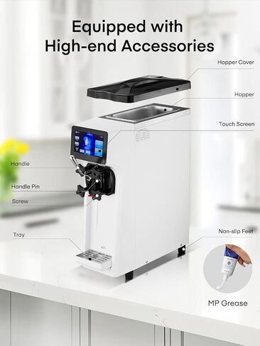 Slushie Machine, Margarita Machine with 5 Presets + Custom Option, Auto-Clean Slushy Machine for Home, No Ice Needed, 12 Hours Freshness, Frozen Drink Maker for Spiked Slushies Frappés and More in Saudi Arabia