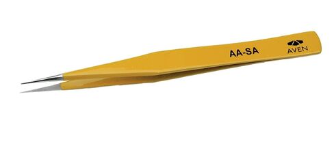 ملقط Aven 18013EZ E-Z Pik Precision Style AA، من الفولاذ المقاوم للصدأ، أصفر، طول 5 بوصات in Kuwait