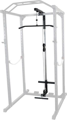 قفص الطاقة Fitvids مع آلة كروس الكابل وسحب LAT | صالة الألعاب الرياضية المنزلية متعددة الوظائف، تدريبات القوة، سعة 800 رطل، فتحات 5/8 بوصة in Kuwait