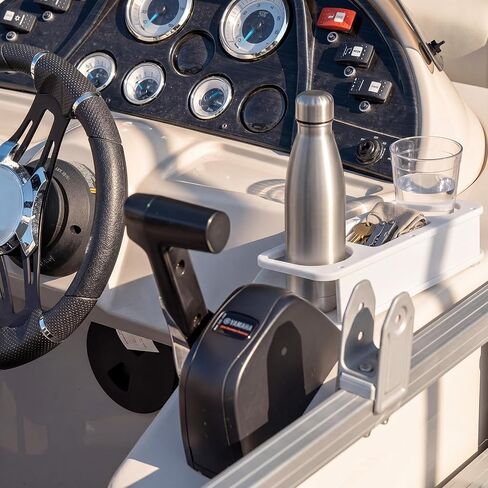 Boat Suction Cup Holder Drink Holder & Storage Heavy Duty Boat Console Caddy Organizer for Cell Phone, Coffee Mugs, Sunglasses, Keys and Small Items, Angler Fishing Gift in Kuwait