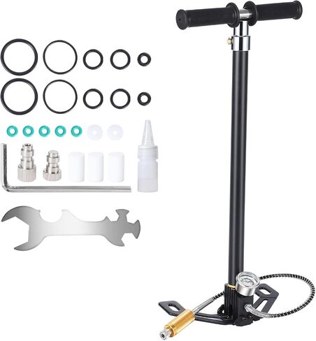 Garvee 4-Stage PCP Hand Pump, 30MPa/4500PSI High Pressure Hand Pump, PCP Air Pump with Oil-Water Filter for PCP Air Rifles, HPA Tanks, Paintball Guns & Tire Inflation in Kuwait