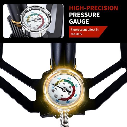 Garvee 4-Stage PCP Hand Pump, 30MPa/4500PSI High Pressure Hand Pump, PCP Air Pump with Oil-Water Filter for PCP Air Rifles, HPA Tanks, Paintball Guns & Tire Inflation in Kuwait
