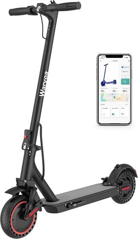 Electric Scooter, 350W/500W Powerful Motor, 15-31 Miles Range, 8.5"/10" Tires, 19/22 MPH Max Speed, Commuting Electric Scooter with Dual Suspension, Foldable E-Scooter with Dual Braking System in Kuwait