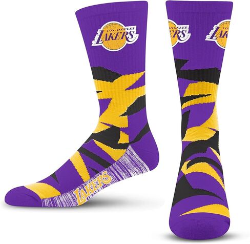 For Bare Feet - Officially Licensed NBA Shattered Team Color Crew Socks Men's Medium 6-11 in Kuwait
