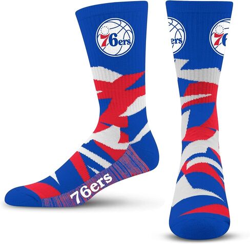 For Bare Feet - Officially Licensed NBA Shattered Team Color Crew Socks Men's Medium 6-11 in Kuwait