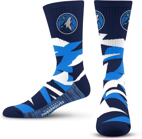 For Bare Feet - Officially Licensed NBA Shattered Team Color Crew Socks Men's Medium 6-11 in Kuwait