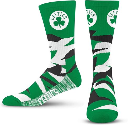For Bare Feet - Officially Licensed NBA Shattered Team Color Crew Socks Men's Medium 6-11 in Kuwait