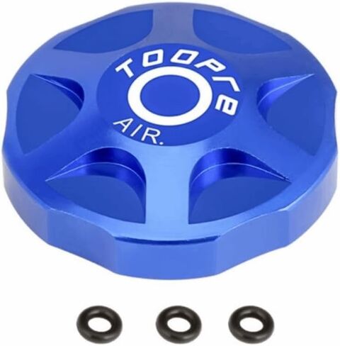 2PCS Bicycle Front Fork Cap Suspension Cover, Aluminum Alloy Air Valve Top Caps for MTB,Mountain Bike and Road Bike Suspension Fork Air Chamber Protection Use in Kuwait