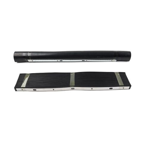 CNxinn10 2pcs Front Accordion Way Cover Guard Back for Bridgeport Milling Machine Part Rubber Black in Kuwait
