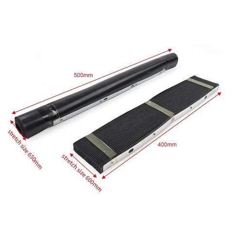 CNxinn10 2pcs Front Accordion Way Cover Guard Back for Bridgeport Milling Machine Part Rubber Black in Kuwait